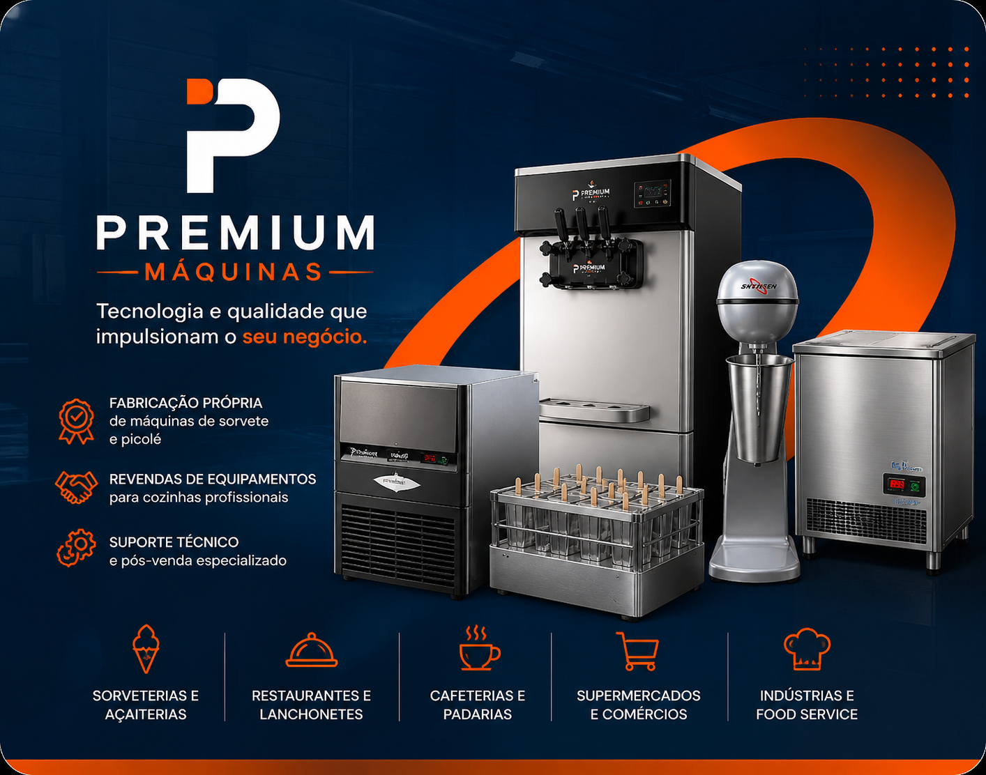 Fábrica Premium Máquinas — Novo Hamburgo/RS